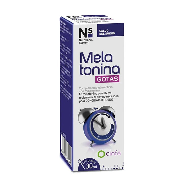 Ns Mélatonine Gouttes 30ml - Batty Beauty