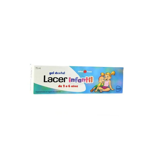 Lacer Child Gel Dentaire Enfant Fraise 75ml - Batty Beauty