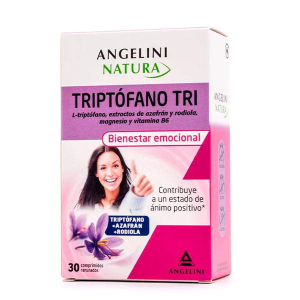 Angelini Natura Tryptophan Tri 30 Comprimés - Batty Beauty
