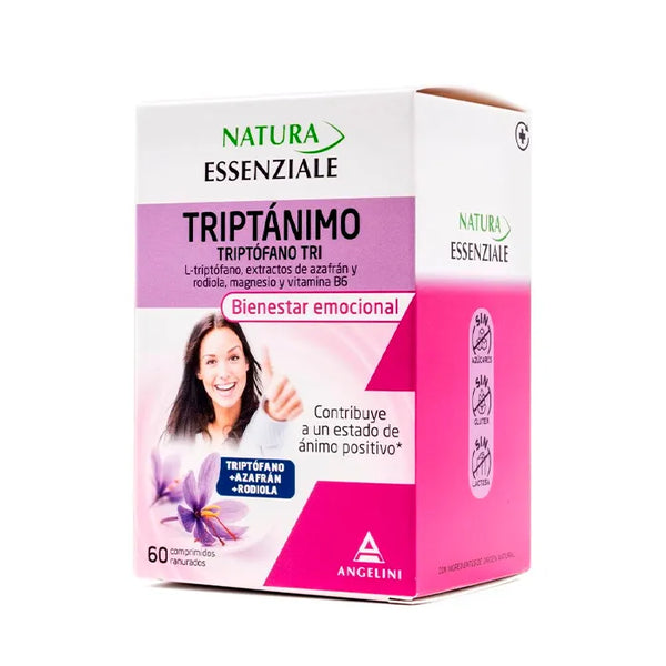 Angelini Natura Tryptophan Tri 60 Comprimés - Batty Beauty