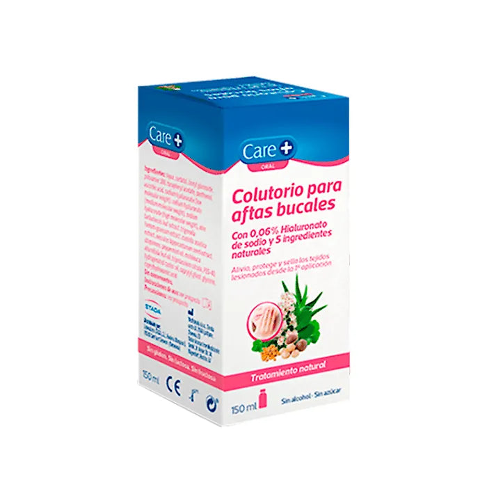 Care+ Bain De Bouche Pour Les Ulcères Aphteux De La Bouche