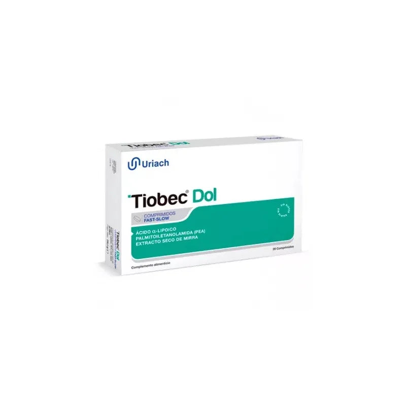 Uriach Tiobec Dol 20 Comprimés