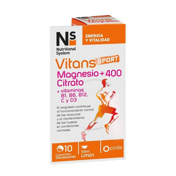 Ns Vitans Magnésium+ 400 Citrate - Batty Beauty