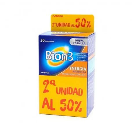Merck Pack Bion 3 Senior Suplemento Vitaminico 30 Comprimidos X 2 Unidades Merck