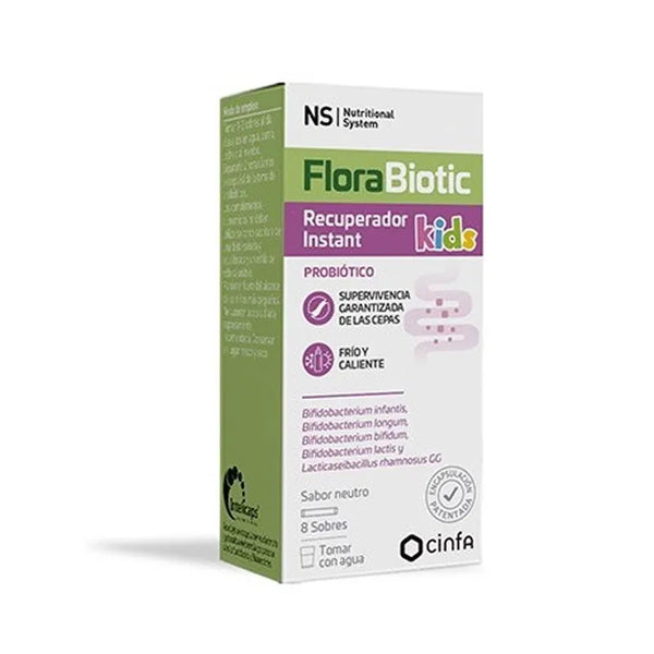 Ns Florabiotique Récupération Instantanée Kids 8 Sachets - Batty Beauty
