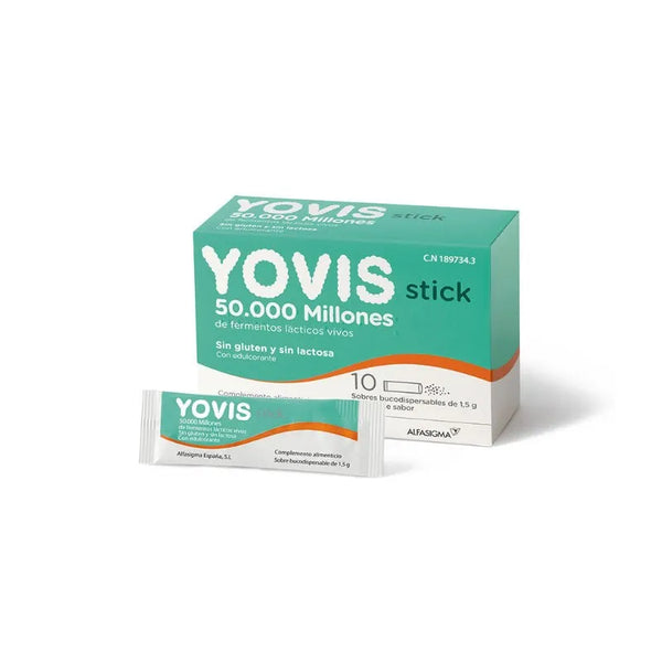 Alfasigma Yovis 10 Stick Bucodispensable 50.000 Millions De Ferments Actifs - Batty Beauty