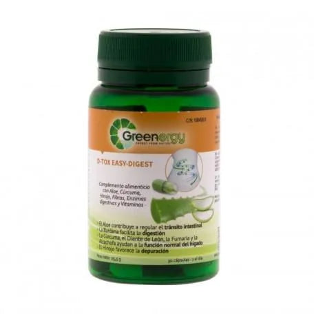 Greenergy D-Tox Easy Digest 30 Capsulas Greenergy