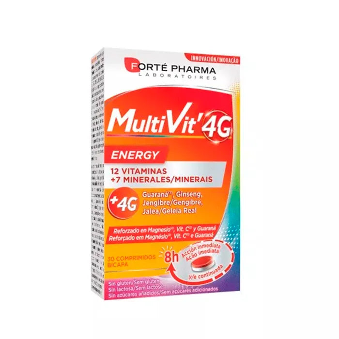 Forté Pharma Multivit 4G Energy 30 Comprimés
