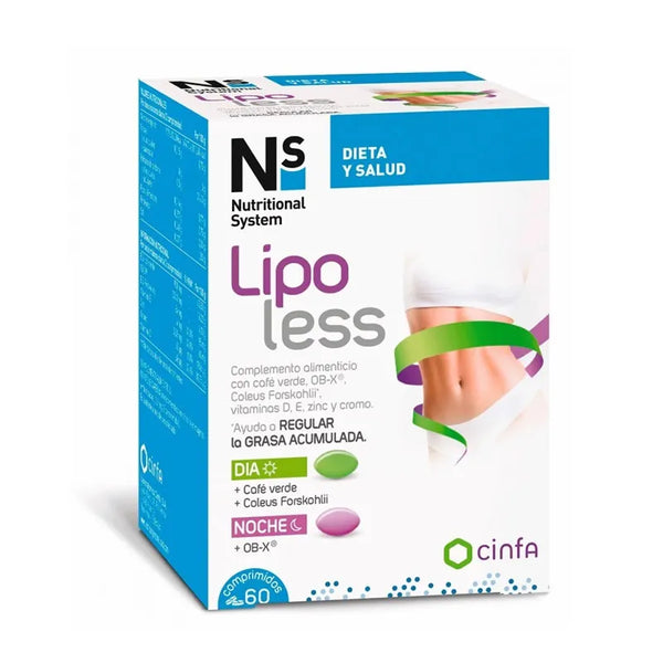 Ns Lipoless 60 Comprimés - Batty Beauty