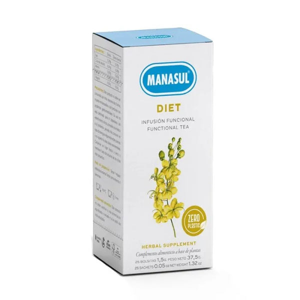 Manasul Diet Bio 25 Sachets 37.5g - Batty Beauty