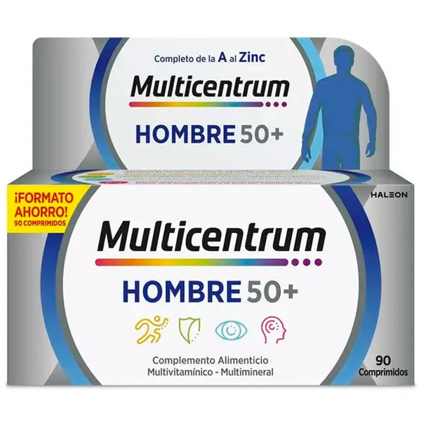 Multicentrum Men 50+ 90 Comprimés - Batty Beauty