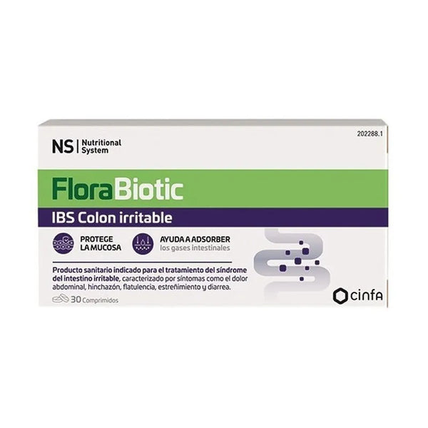 Ns Florabiotique Ibis Colon Irritable 30 Comprimés - Batty Beauty