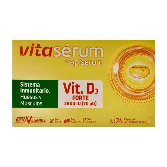 Apisérum Vitasérum Vitamine D3 Forte 24 Capsules