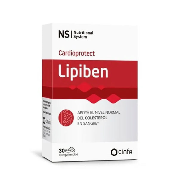 Ns Cardioprotect Lipiben 30 Comprimés - Batty Beauty