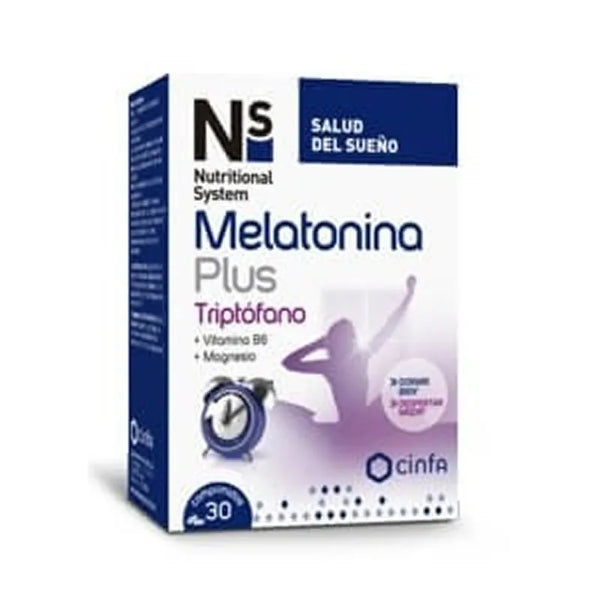 Ns Mélatonine Plus Tryptophane 30 Comprimés - NS