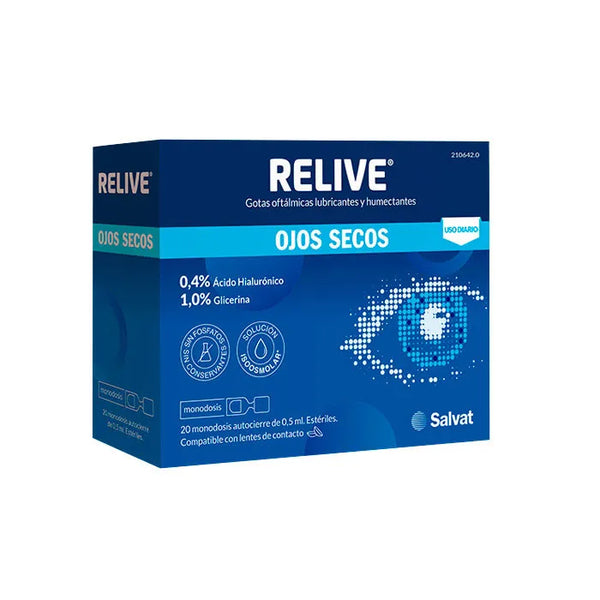Salvat Relive Yeux Secs 20 Doses Uniques - Batty Beauty