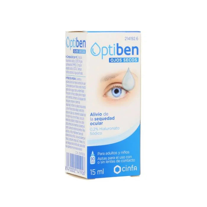Optiben Gouttes Pour Les Yeux Secs