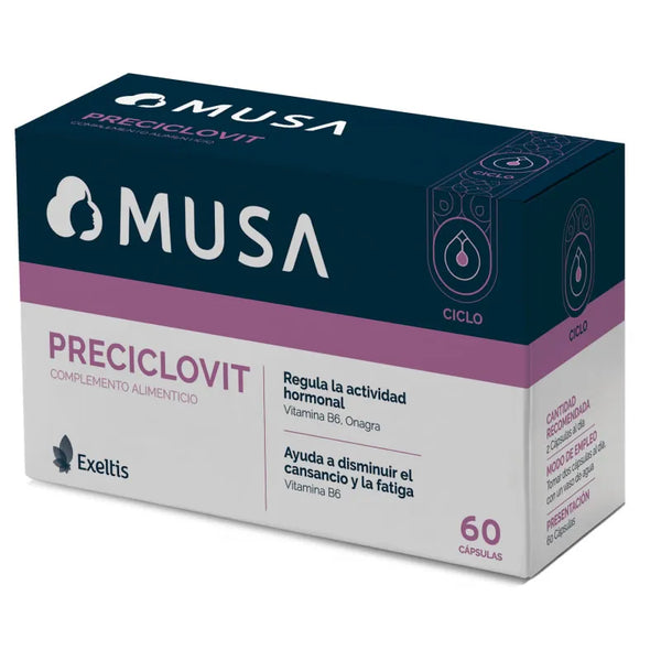 Exeltis Musa Préciclovit 60 Gélules - Batty Beauty