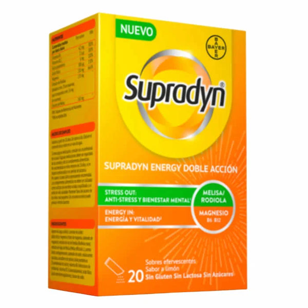 Supradyn Energy Double Action 20 Sachets - Batty Beauty