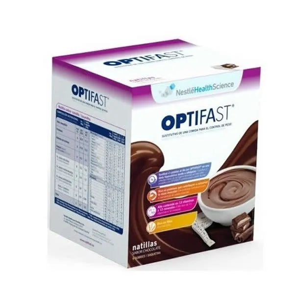 Optifast Crèmes Saveur Chocolat 9 Sachets - Batty Beauty