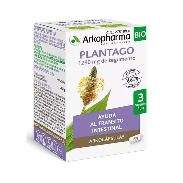 Arkopharma Arkocapsulas Plantago 84 Capsules - Batty Beauty