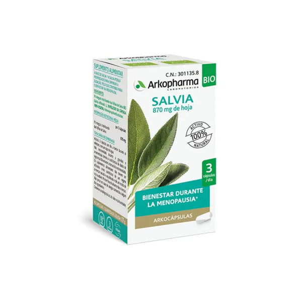 Arkopharma Arkocapsulas Sage 45 Capsules - Batty Beauty
