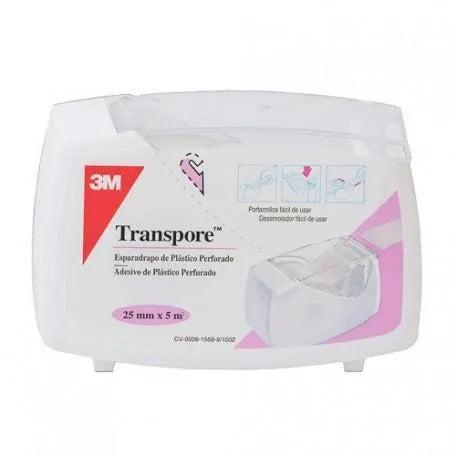Ioox Transpore Esparadrapo Blanco 5 M X 2,5 Cm 3m - Batty Beauty