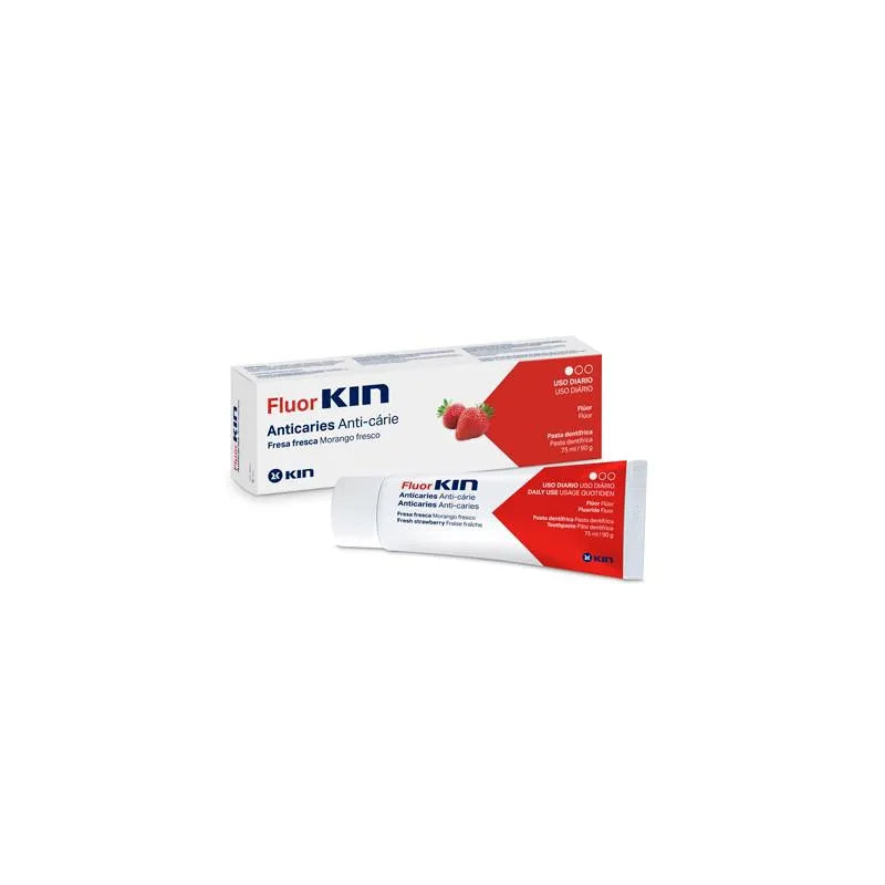 Kin Fluorkin Pasta Anticaries Fresa