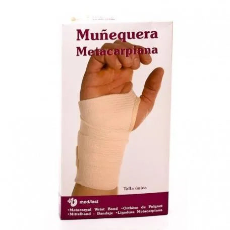 Medilast Muñequera Medilast Metacarpiana De Velcro Blanca - Batty Beauty