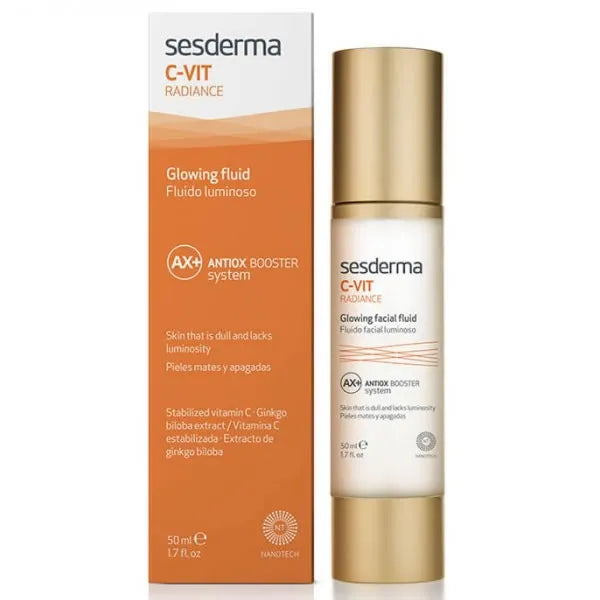 Sesderma C Vit Radiance Glowing Fluid Antiox Booster System 50ml - SESDERMA