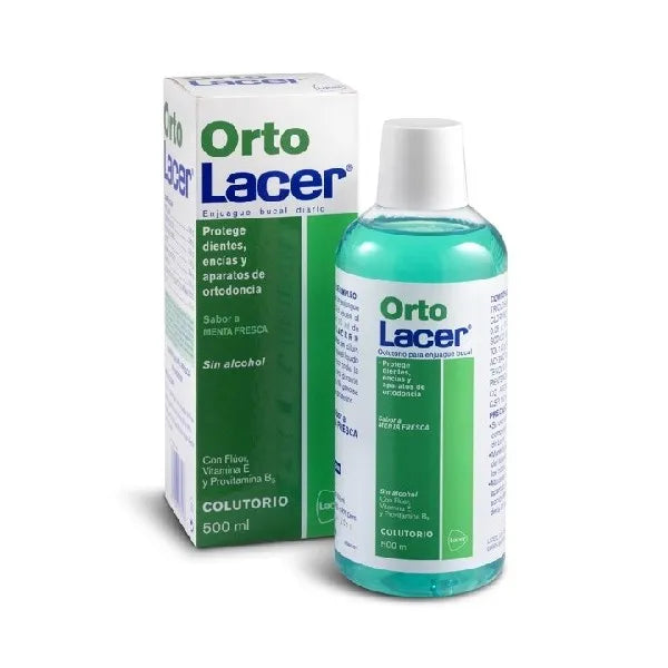Lacer Ortolacer Colutorio Sabor Menta 500ml - Batty Beauty