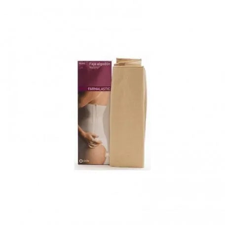 Farmalastic Faja De Algodón y Velcro Talla 1 Color Beige Farmalastic