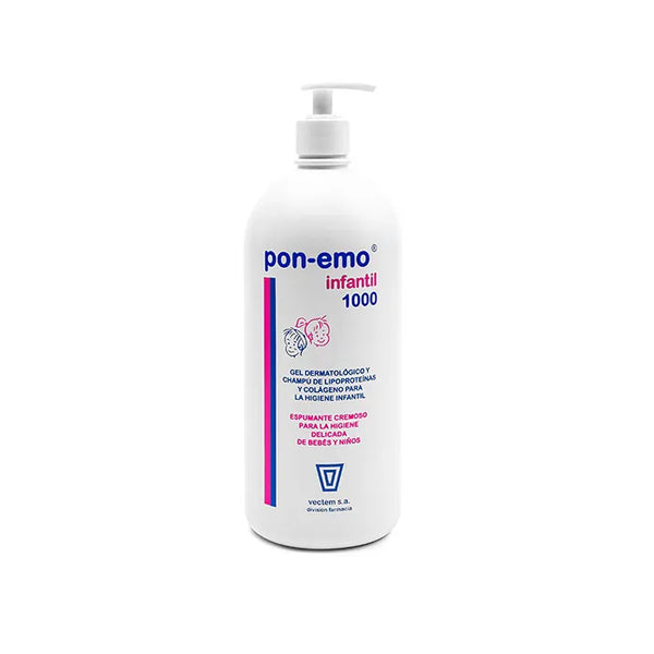 Vectem Pon-Emo Shampooing gel pour Nourrissons 1000ml - Batty Beauty