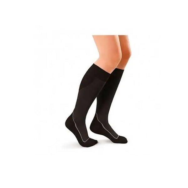 Jobst Soft Lightweight Compression Sock Black T/M - Batty Beauty