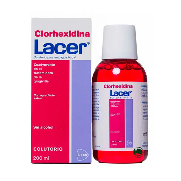 Lacer Rince-Bouche Lacer Chlorhexidine 200ml - Batty Beauty