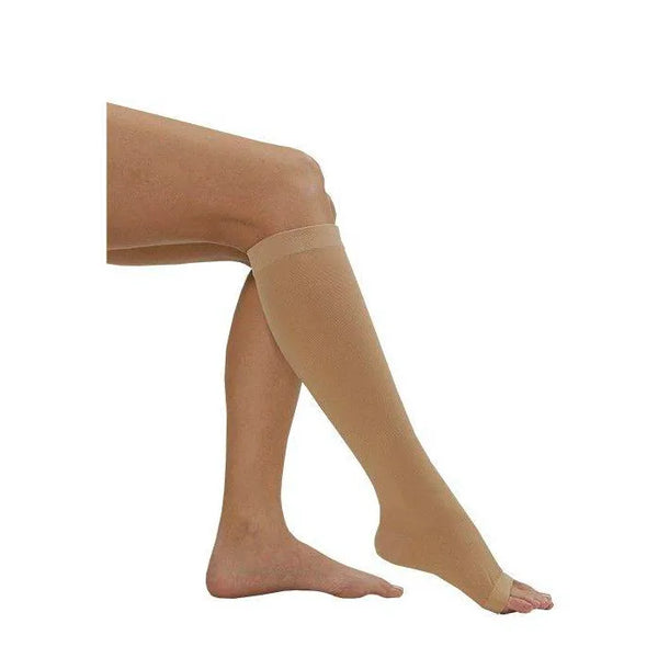 Medilast Bas de compression à bouts renforcés Beige Taille M - Batty Beauty