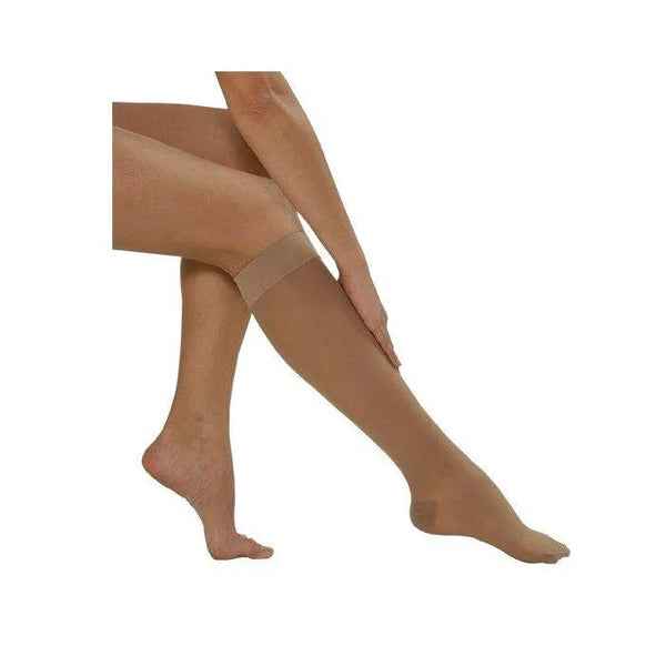 Medilast Bas de Compression à Bouts Forts Beige Taille L - Batty Beauty