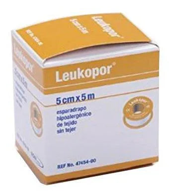 Bsn Medical Pansement Adhésif Leukopor 5cmx5m
