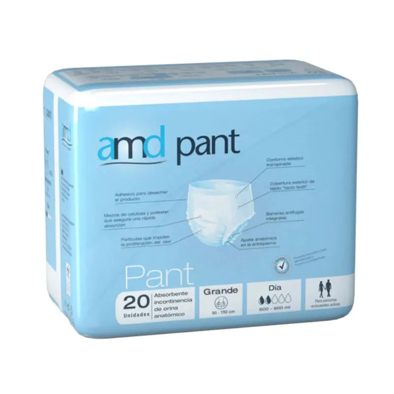 Amd Protège-slip Absorbant Jour Taille Grande 40U