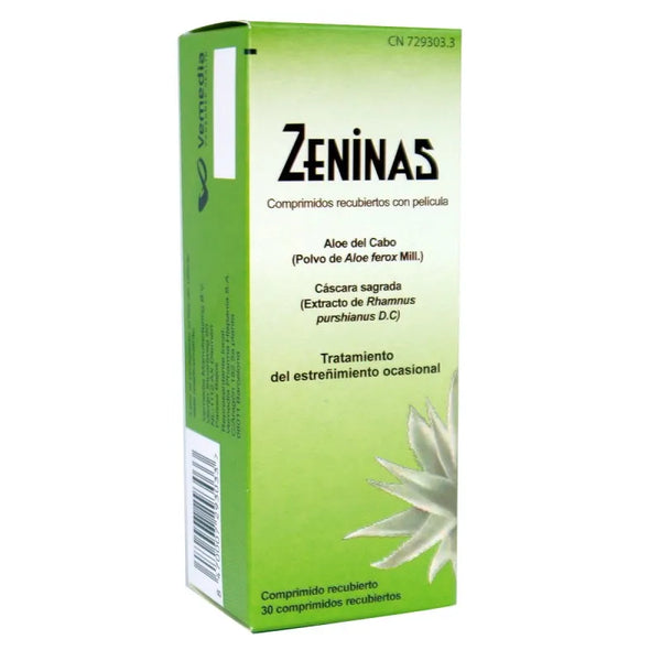 Vemeda Zeninas 30 Comprimés Pelliculés Pour La Constipation Occasionnelle - Batty Beauty