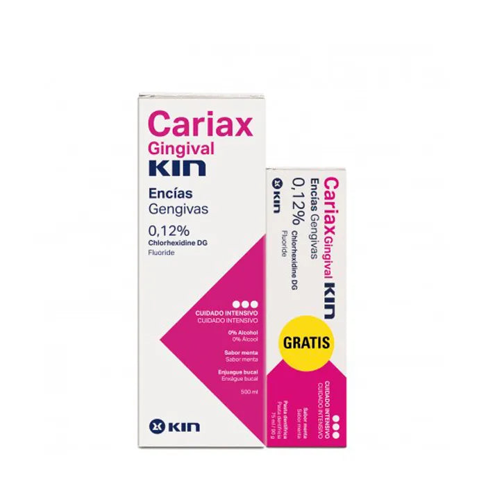 Kin Cariax Gingival Bain de Bouche + Dentifrice