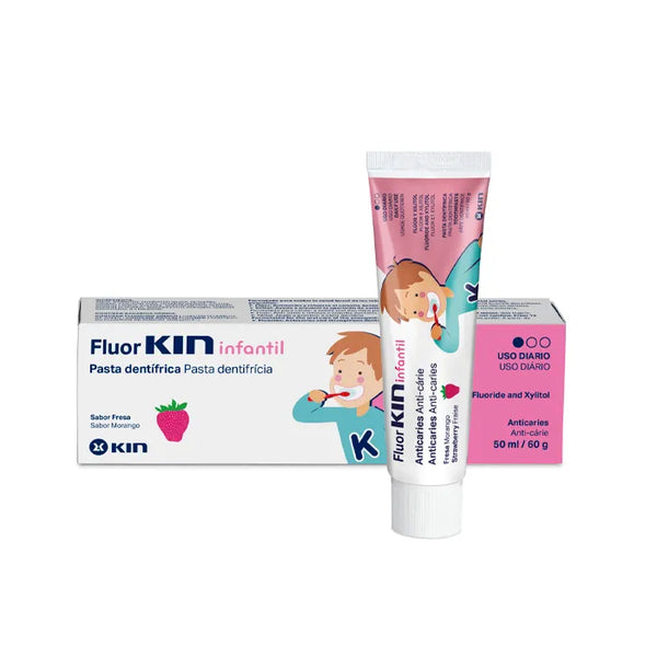 Kin Fluorkin Pâte à la Fraise pour Enfants 50ml - Batty Beauty