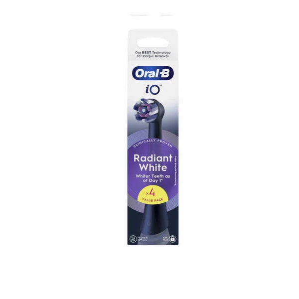 Oral-B iO Radiant White Replacement Heads 4 Pack - ORAL-B