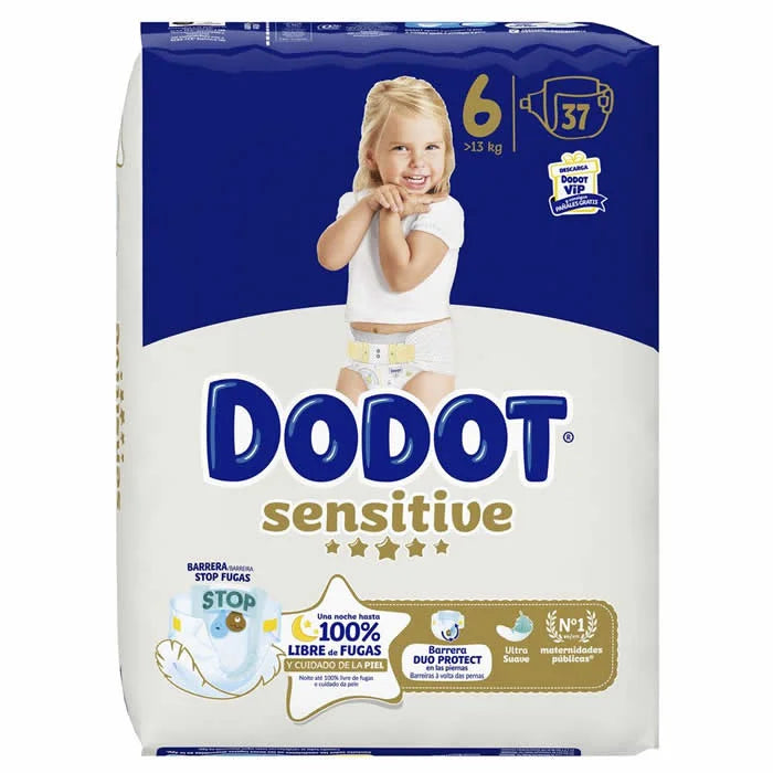 Dodot Sensitive Size 6 Diapers 37 Units