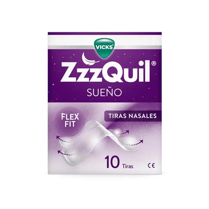 Zzquil Bandelettes nasales ZzzQuil Sleep 10 unités