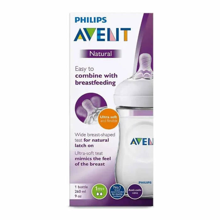 Avent Natural Milk Bottle 1m+
