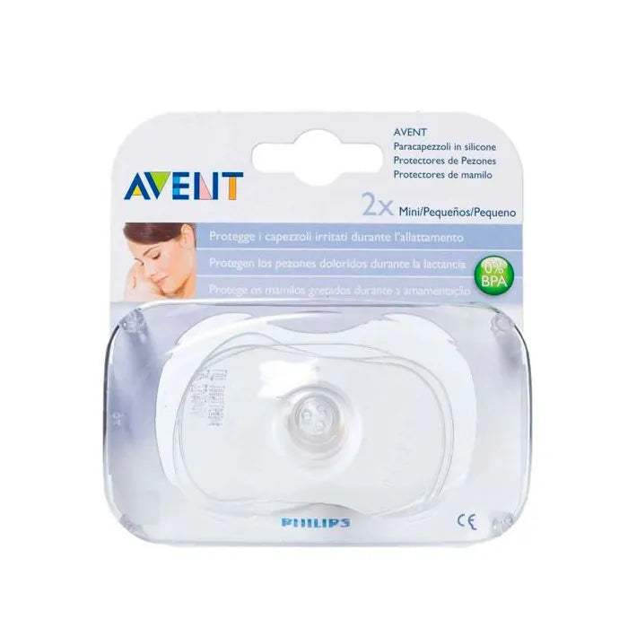 Avent 2 Mini Boucliers en Silicone pour Mamelons