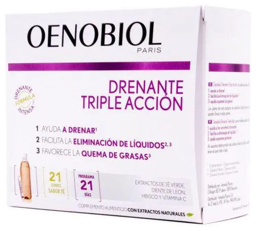 Oenobiol Draineur Minceur Thé 21 Sticks