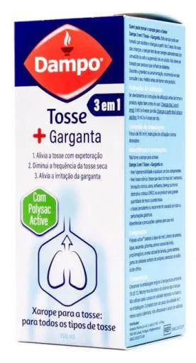 Dampo Sirop 3 En 1 Pour La Toux Gorge