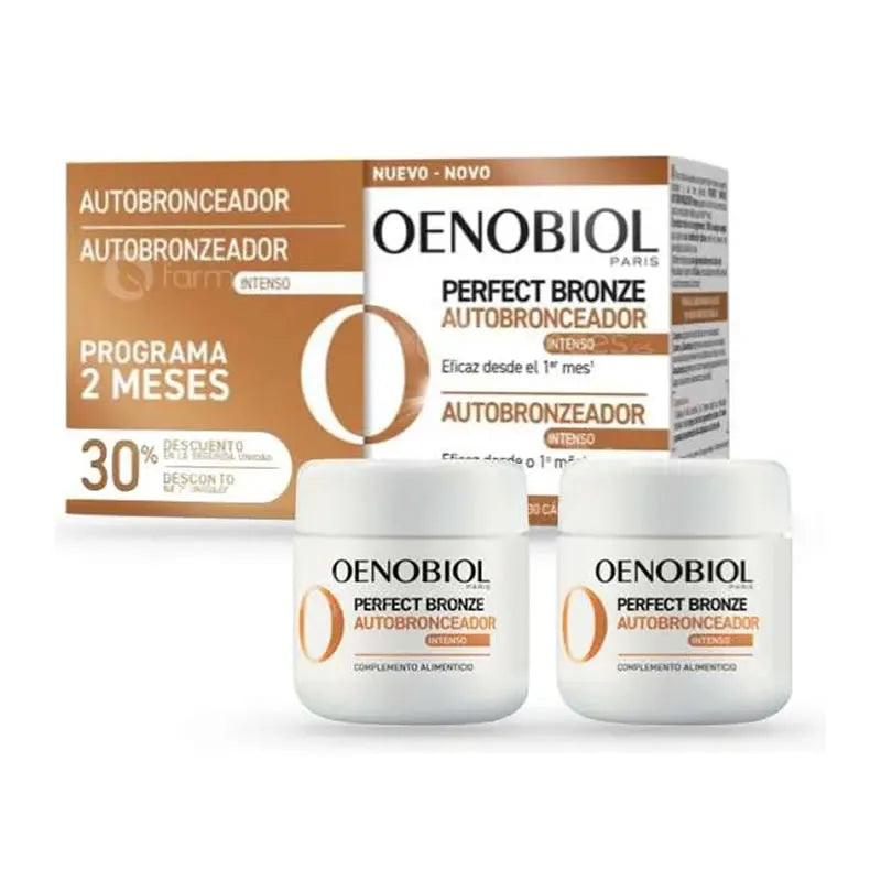 Oenobiol Capsules Auto-Bronzantes OENOBIOL Duo 2x30